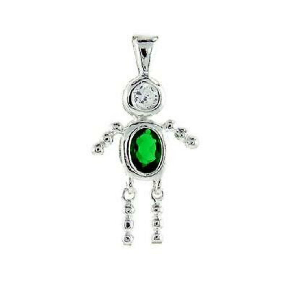 Charm/Pendant .925 Sterling Silver Birthstone